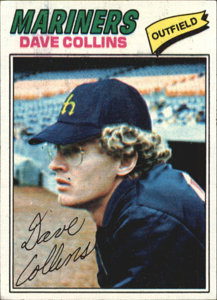1977 Topps #431 Dave Collins UER/(Photo actually/Bobby Jones)