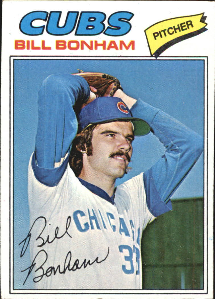 1972 Topps #29B Bill Bonham/Green underline/C and S of Cubs - EX-MT