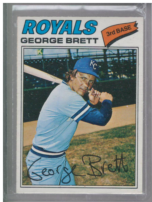 1993 Royals Police #5 George Brett - NM-MT