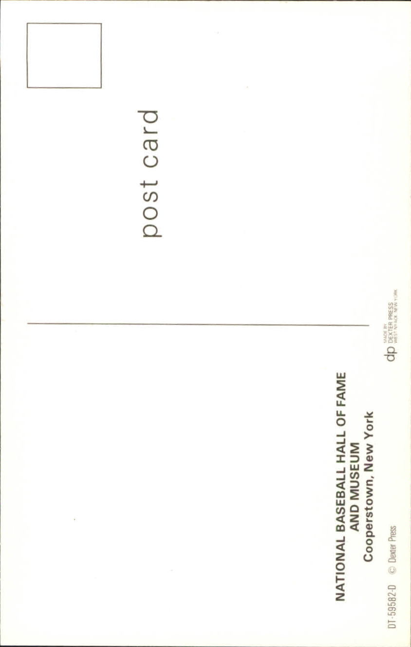 1978 Hall of Fame Plaque Postcards Dexter #31 Nap Lajoie back image