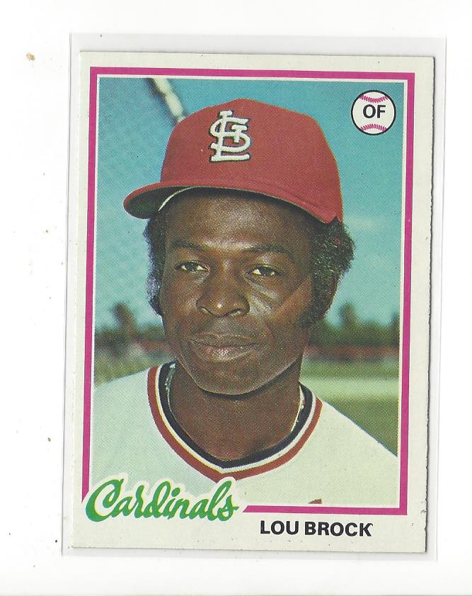 1978 Topps #170 Lou Brock