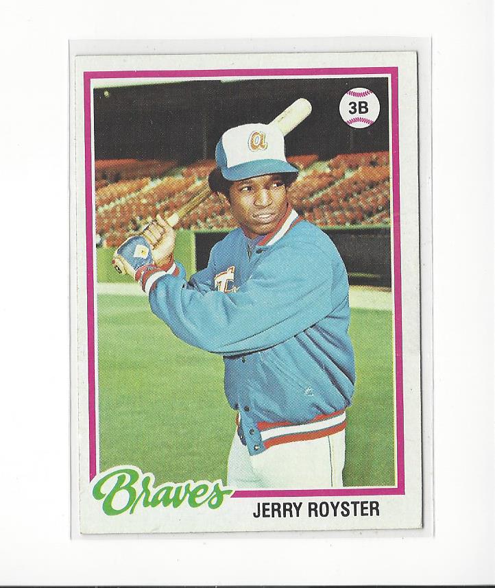 1978 Topps #187 Jerry Royster DP