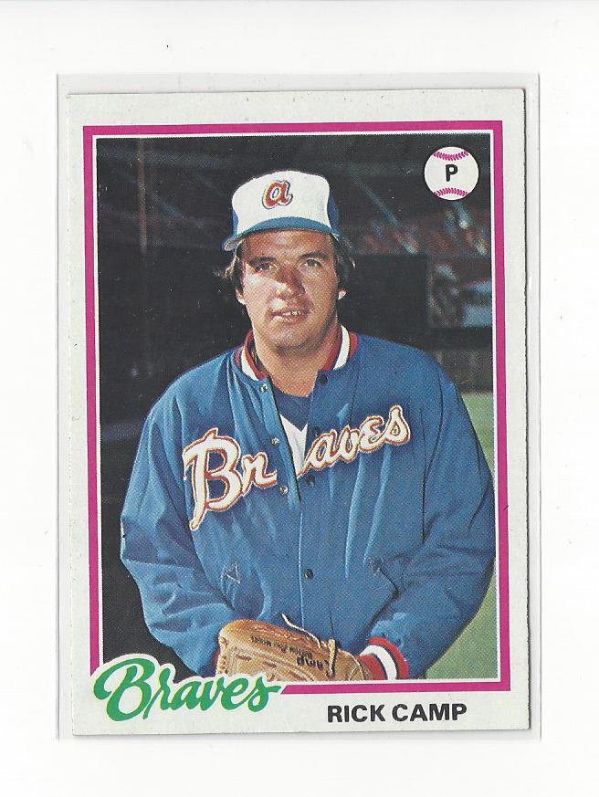 1978 Topps #349 Rick Camp DP
