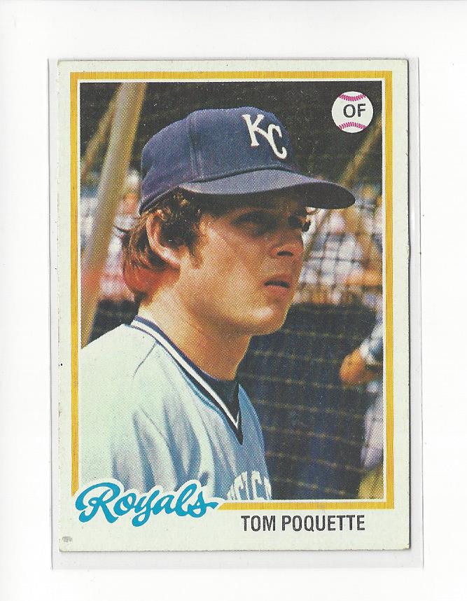 1978 Topps #357 Tom Poquette
