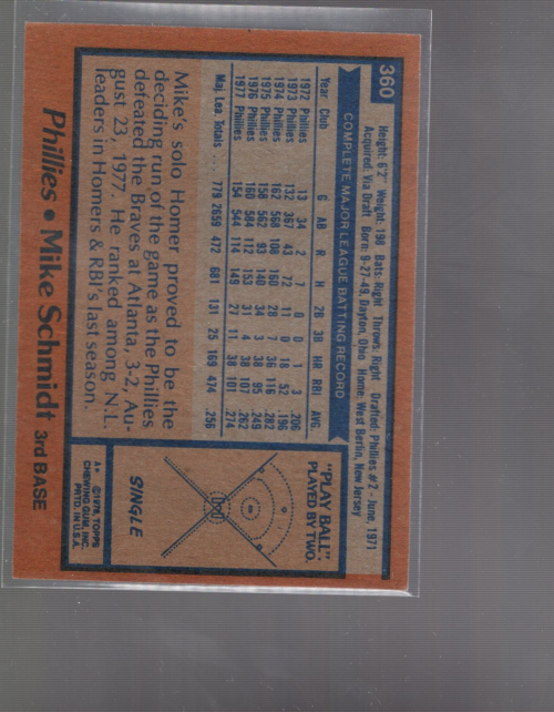 B4919- 1978 Topps BB #s 351-400 APPROXIMATE GRADE -You Pick- 15+ FREE US SHIP