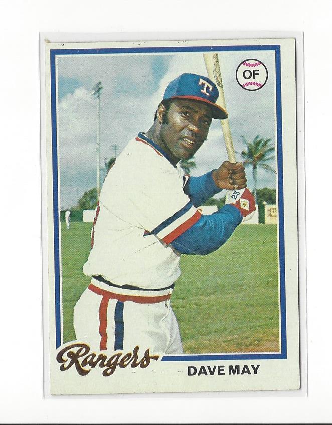 1978 Topps #362 Dave May