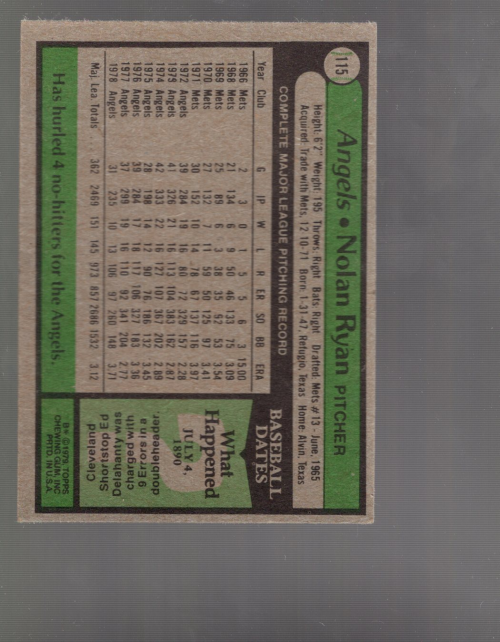 A0276- 1979 Topps BB #s 101-150 APPROXIMATE GRADE -You Pick- 15+ FREE US SHIP