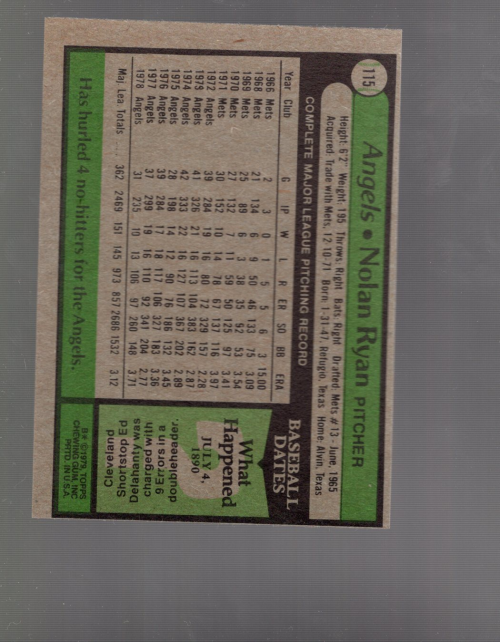 A0276- 1979 Topps BB #s 101-150 APPROXIMATE GRADE -You Pick- 15+ FREE US SHIP