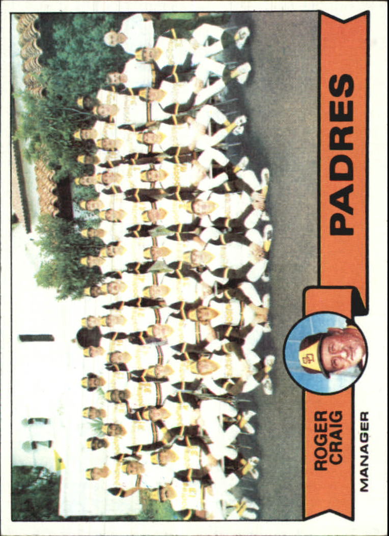 1979 Topps #479 San Diego Padres CL/Roger Craig MG