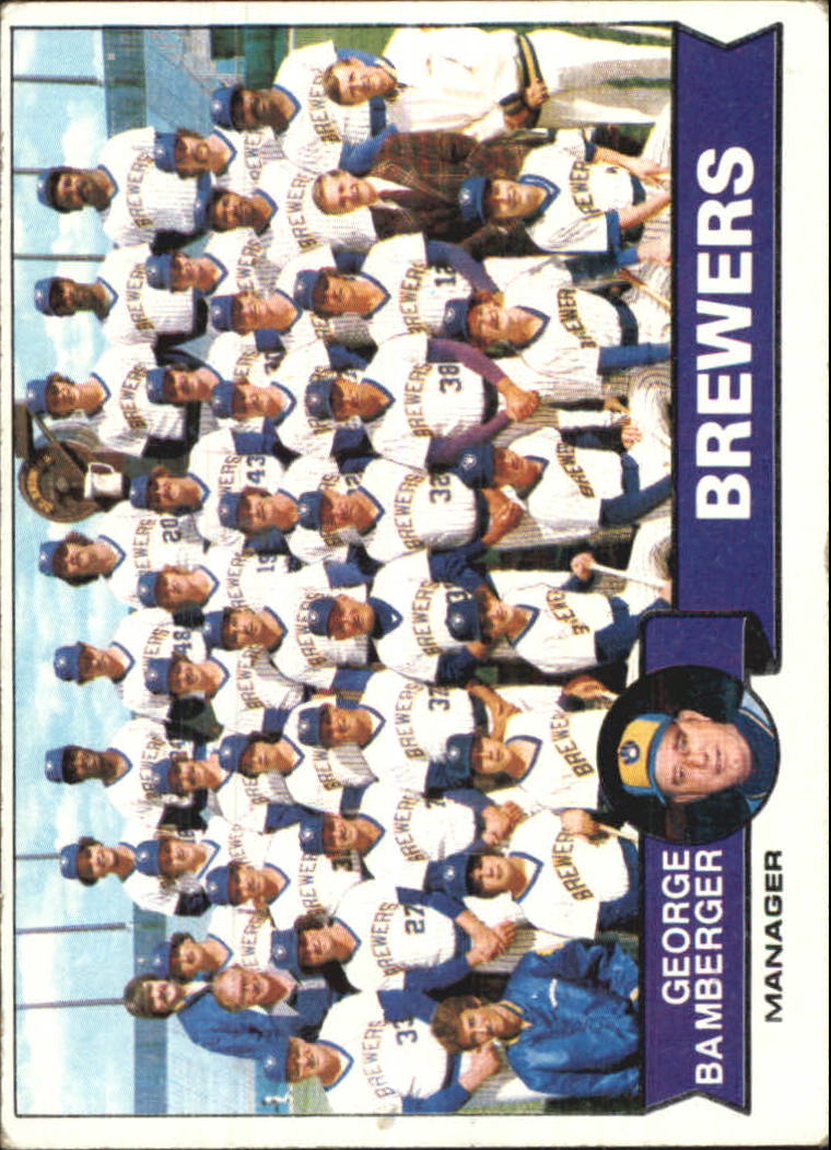 1979 Topps #577 Milwaukee Brewers CL/George Bamberger MG