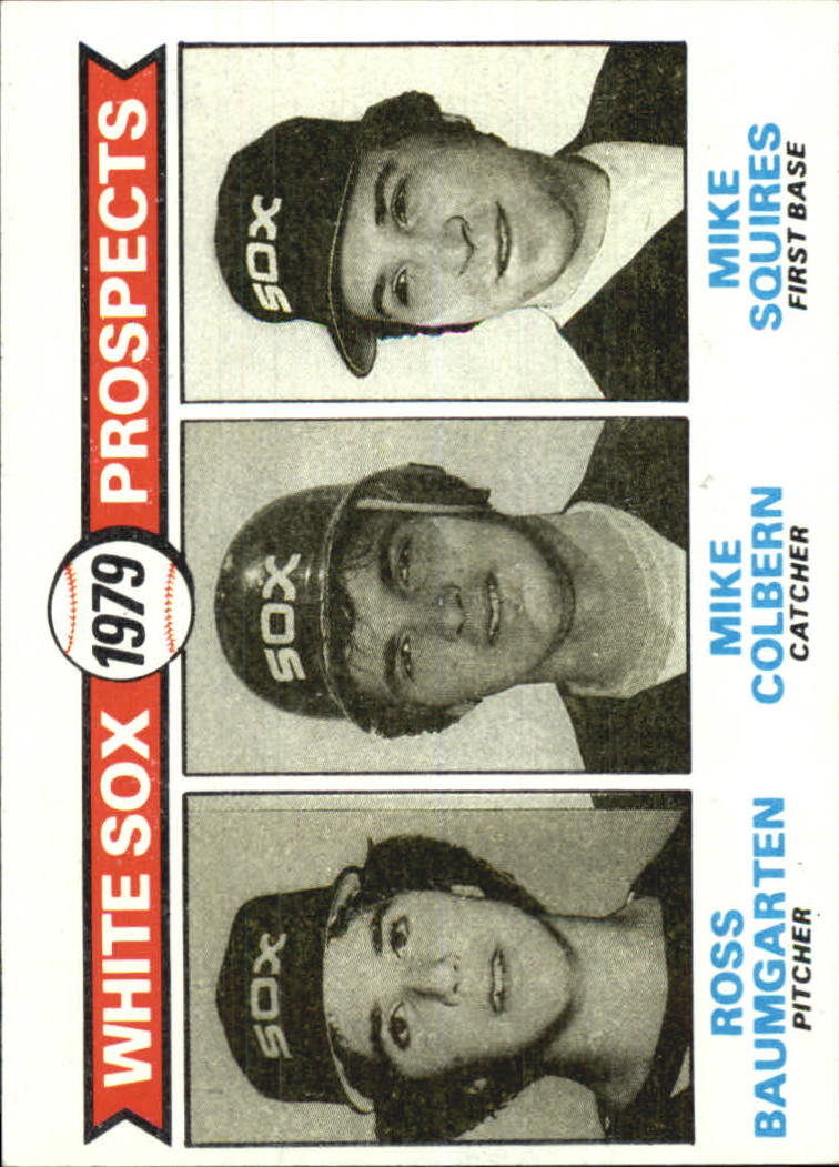 1979 Topps #704 Ross Baumgarten RC/Mike Colbern RC/Mike Squires RC