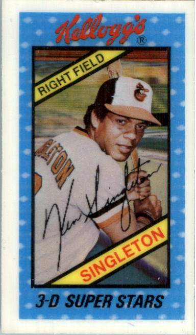 1980 Kellogg's #30 Ken Singleton - NM-MT