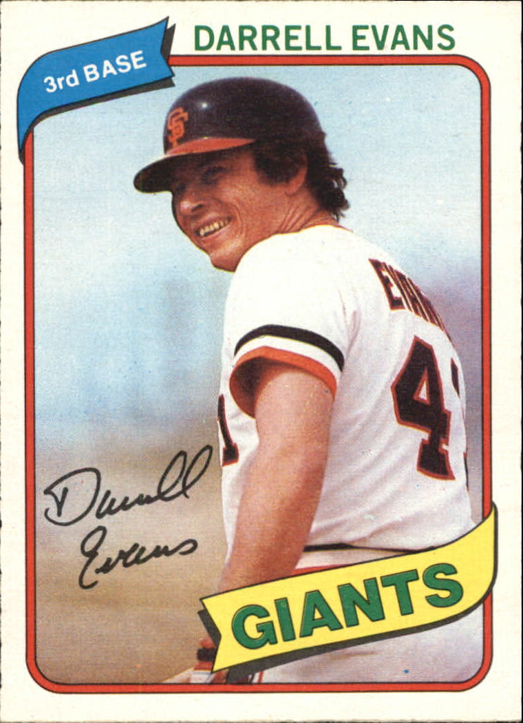 1980 O-Pee-Chee #81 Darrell Evans - NM