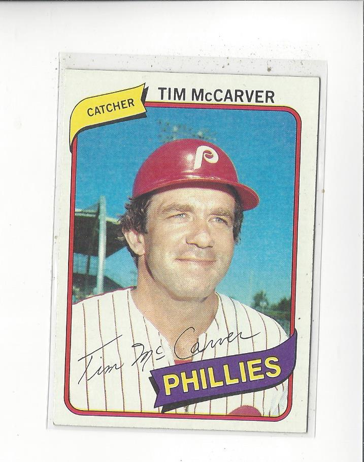 1980 Topps #178 Tim McCarver