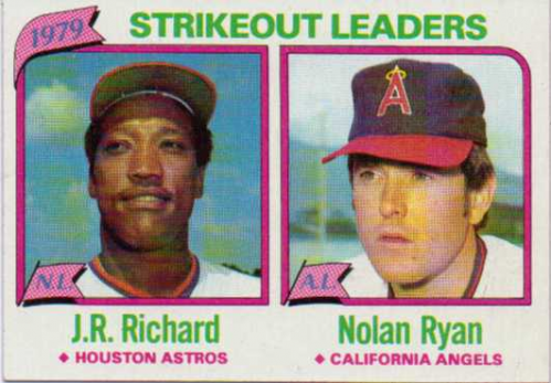  J.R. Richard; Nolan Ryan (Baseball Card) 1980 Topps