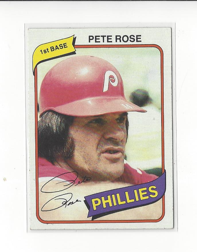 1980 Topps #540 Pete Rose