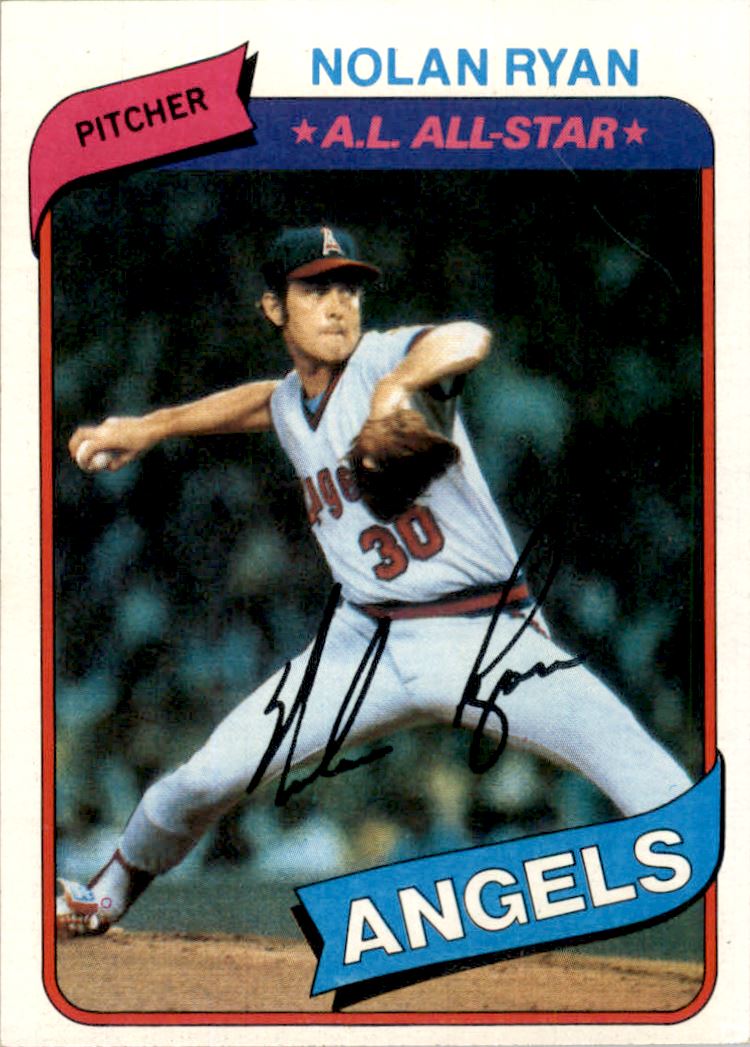 1980 Topps #580 Nolan Ryan - NM-MT