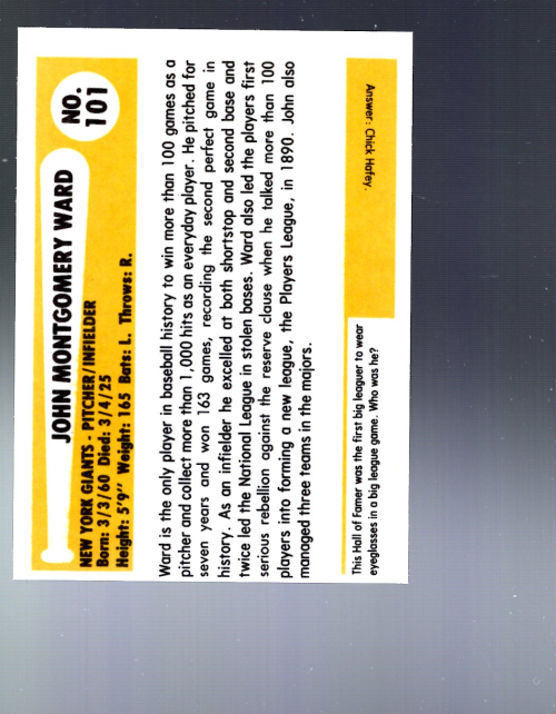 B6263- 1980-87 SSPC HOF BB Immortals Card #s 1-189 -You Pick- 15+ FREE US SHIP - Picture 197 of 333