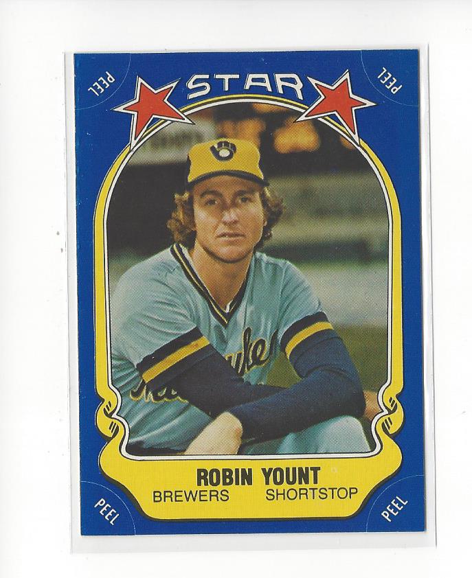 1981 Fleer Star Stickers #38 Robin Yount