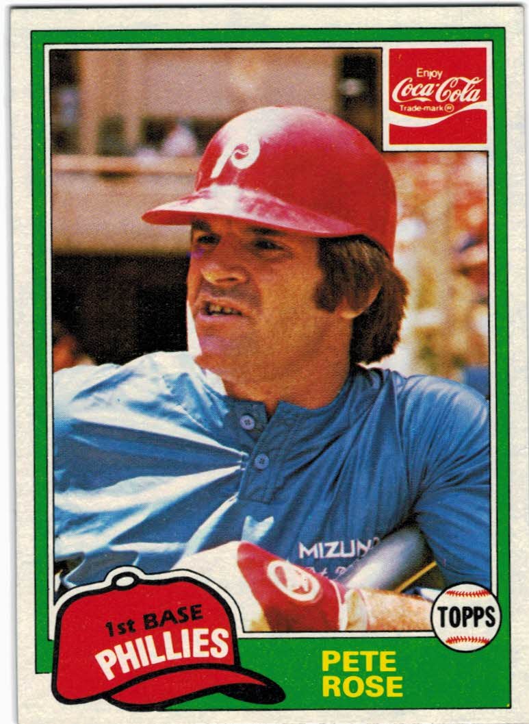 1981 Topps Coca-Cola Team Sets - Philadelphia Phillies #4 - Greg Luzinski