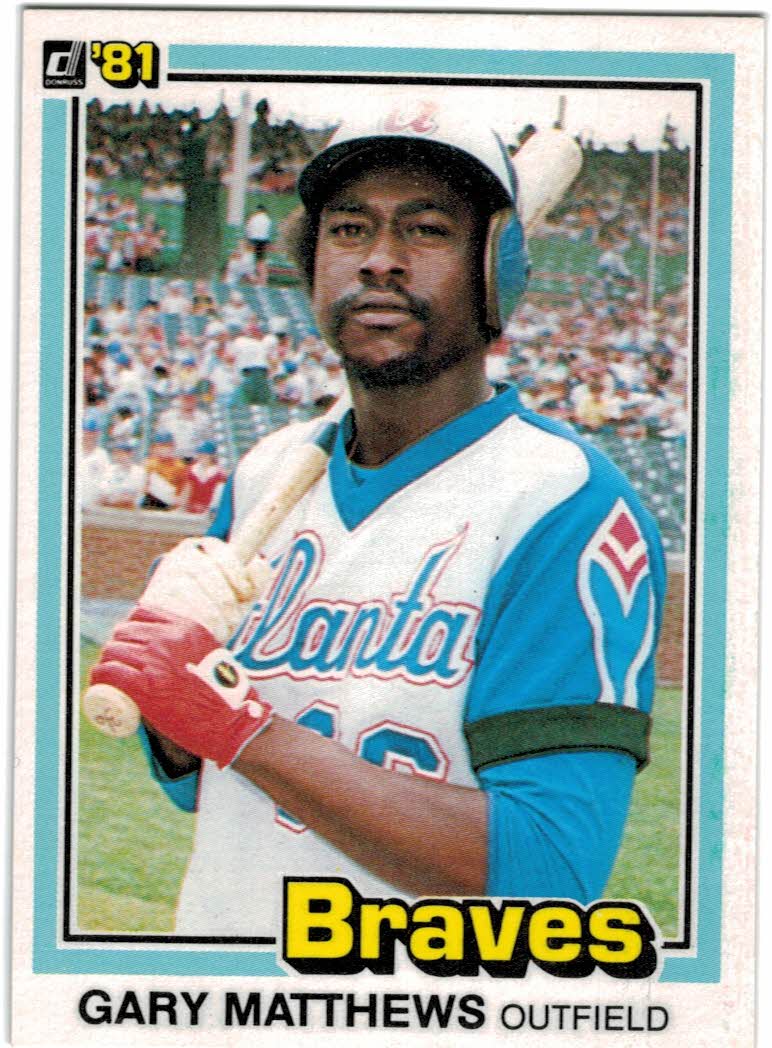 1981 Donruss #584 Larry Bradford NM-MT Atlanta Braves - Under the