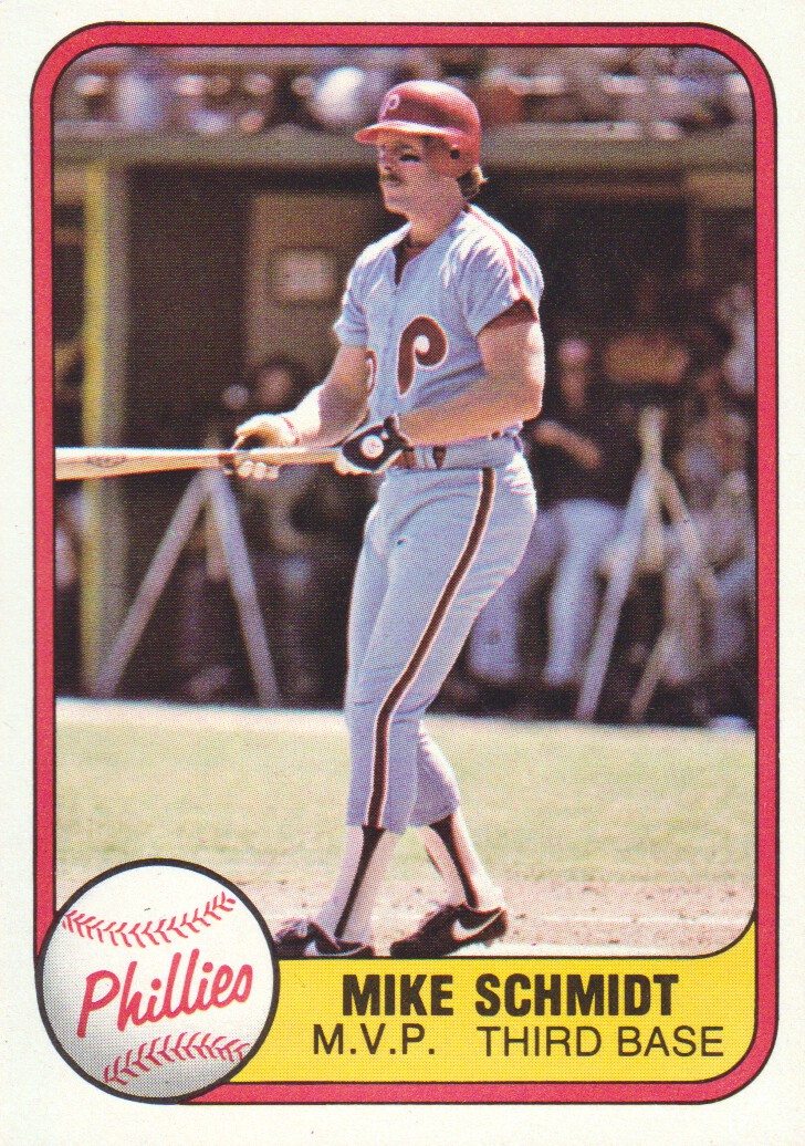 1981 Fleer #5A Mike Schmidt/Batting