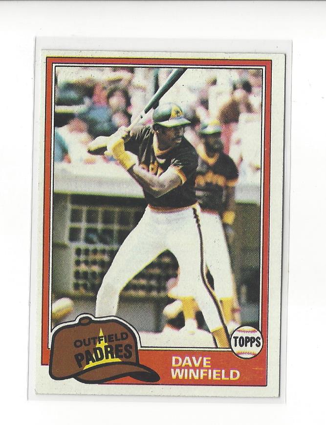 1981 Topps #370 Dave Winfield