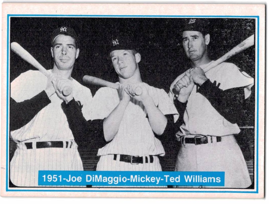 Signed Photograph of DiMaggio & Mantle, 1951 Season by [DiMaggio