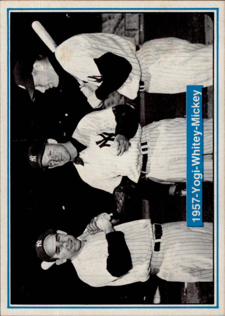 1982 ASA Mickey Mantle #29 Mickey Mantle/Yogi Berra/Whitey Ford 1957
