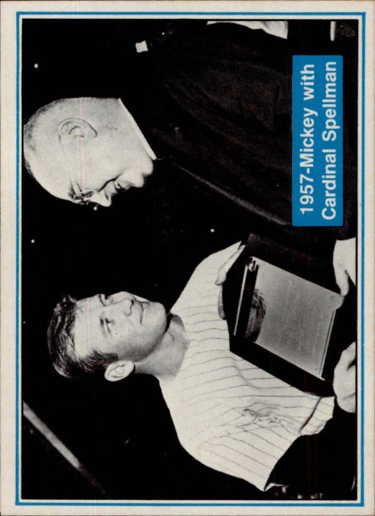 1982 ASA Mickey Mantle #33 Mickey Mantle/Cardinal Spellman 1957