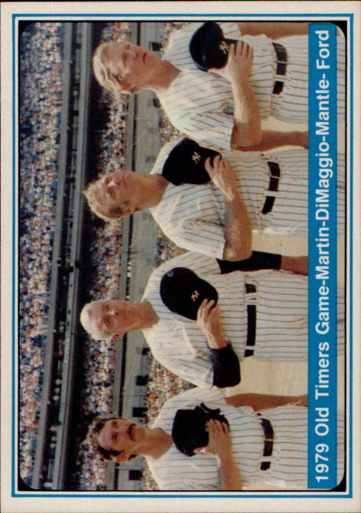 1982 ASA Mickey Mantle #67 Mickey Mantle/Billy Martin/Joe DiMaggio/Whitey Ford/1979 Old Timers Game