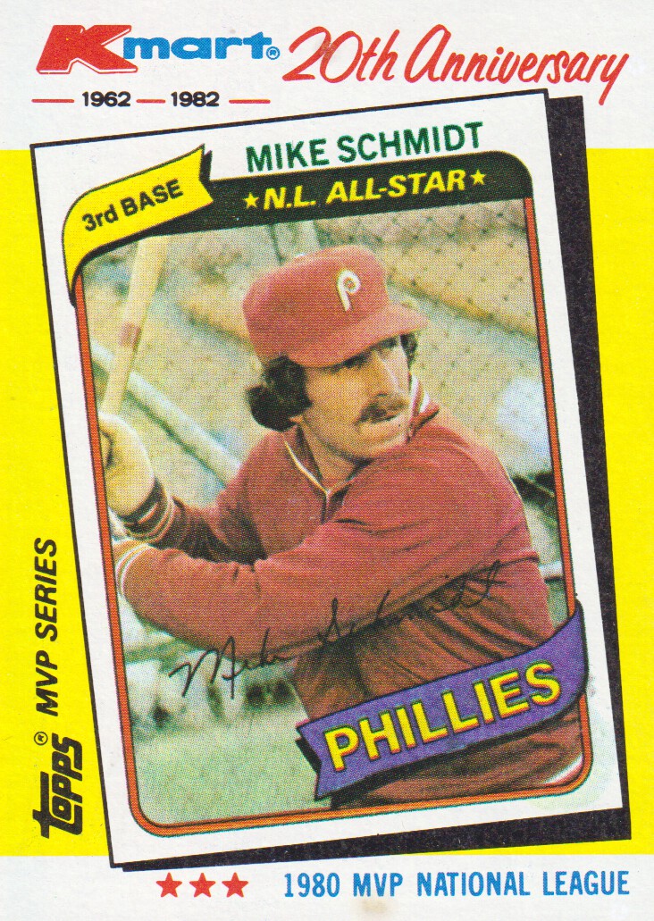 1982 K-Mart #39 Mike Schmidt: 80NL