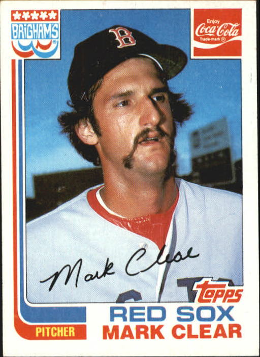 1982 Red Sox Coke #3 Mark Clear