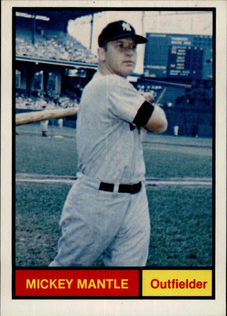 1982 Yankees Galasso 1961 Color #33 Mickey Mantle