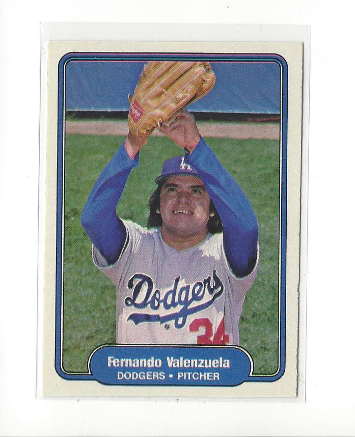 1982 Fleer #27 Fernando Valenzuela