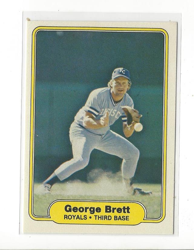 1982 Fleer #405 George Brett