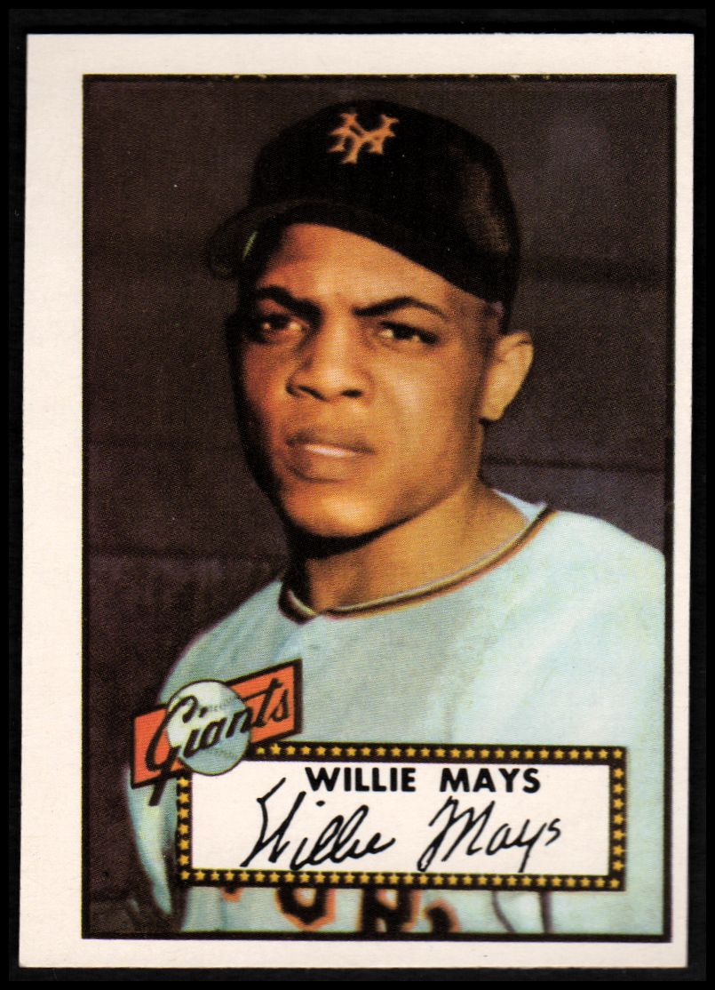 1983 Topps 1952 Reprint #261 Willie Mays