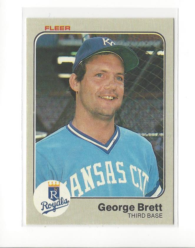 1983 Fleer #108 George Brett
