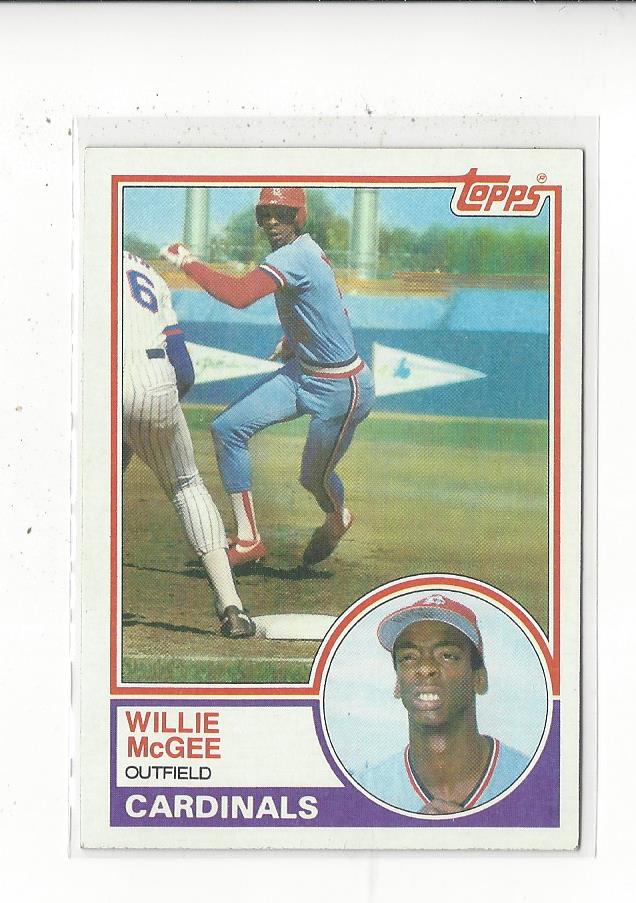 1983 Topps #49 Willie McGee RC