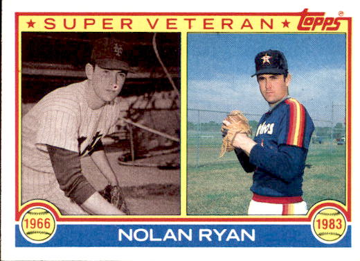 1983 Topps #361 Nolan Ryan SV
