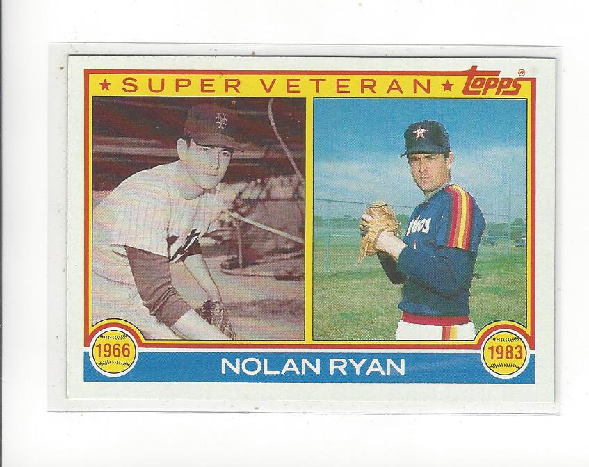 1983 Topps #361 Nolan Ryan SV
