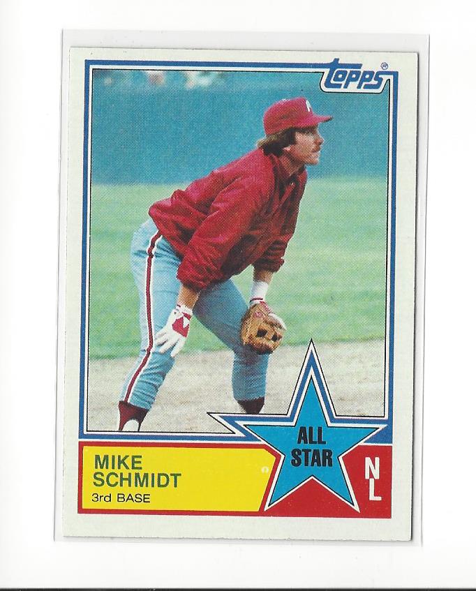1983 Topps #399 Mike Schmidt AS