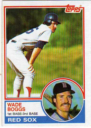 1983 Topps #498 Wade Boggs RC
