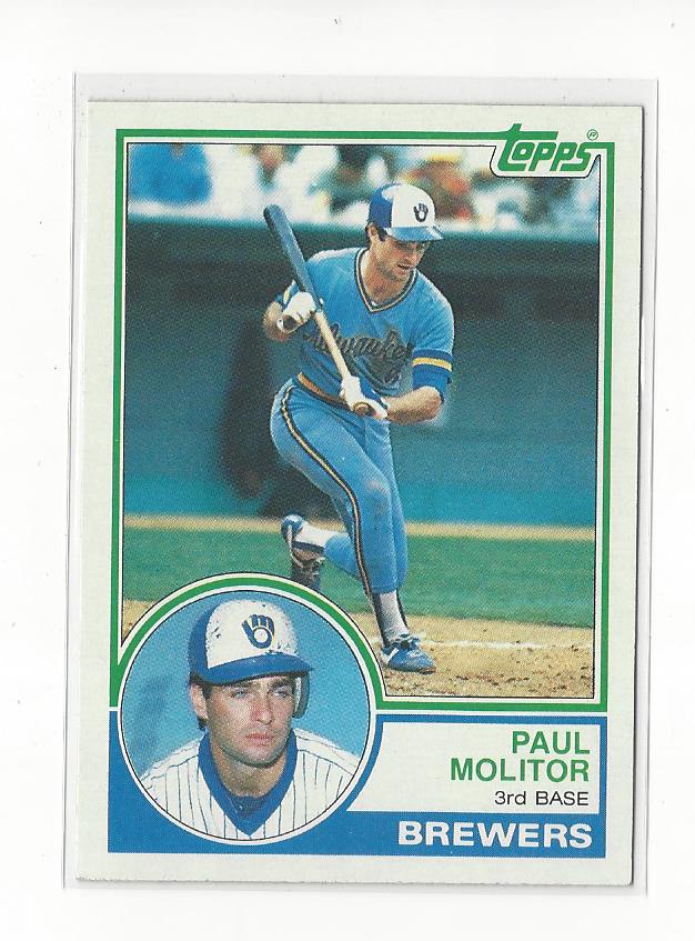 1983 Topps #630 Paul Molitor