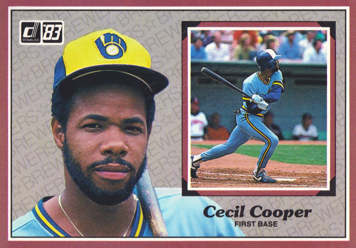 1983 Donruss Action All-Stars #19 Cecil Cooper