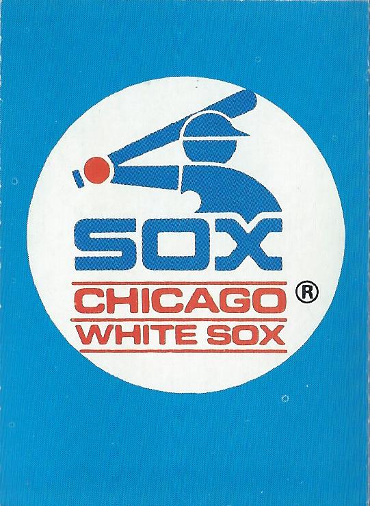 1983 Fleer Stickers #NNO Chicago White Sox PO