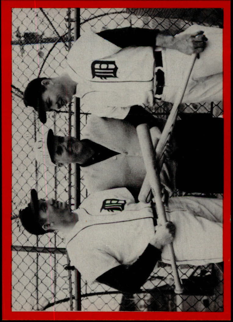 1983 Tigers Al Kaline Story #22 1962 Tigers/Al Kaline& Jim Camp-/bell GM& Norm C