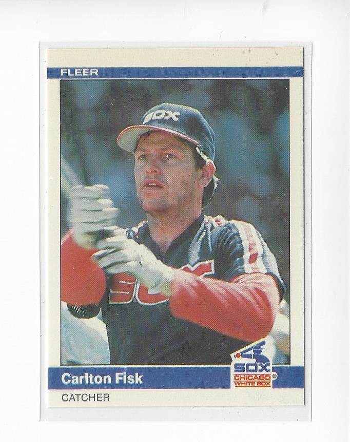 1984 Fleer #58 Carlton Fisk