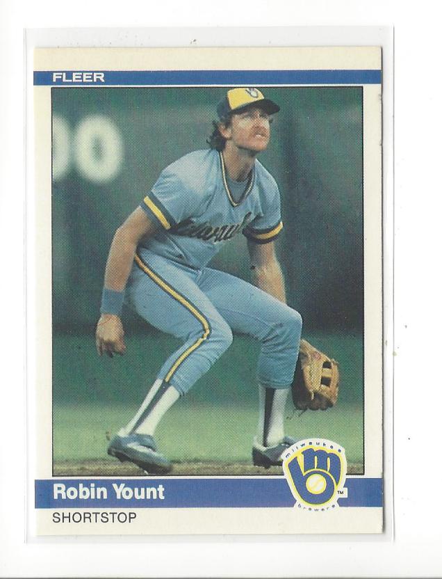 1984 Fleer #219 Robin Yount