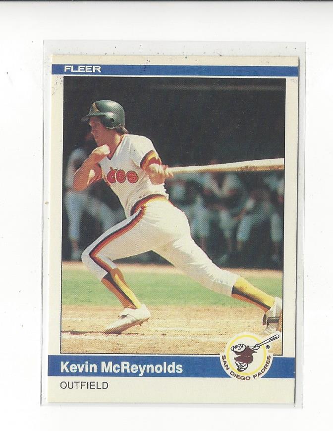 1984 Fleer #307 Kevin McReynolds RC